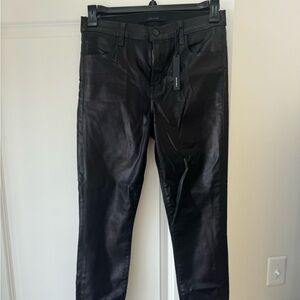 J BRAND skinny faux leather pants - never worn!